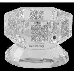 Picture of Schonfeld Collection 122602 1.5 x 2.5 in. Crystal & Silver Salt & Honey Holder