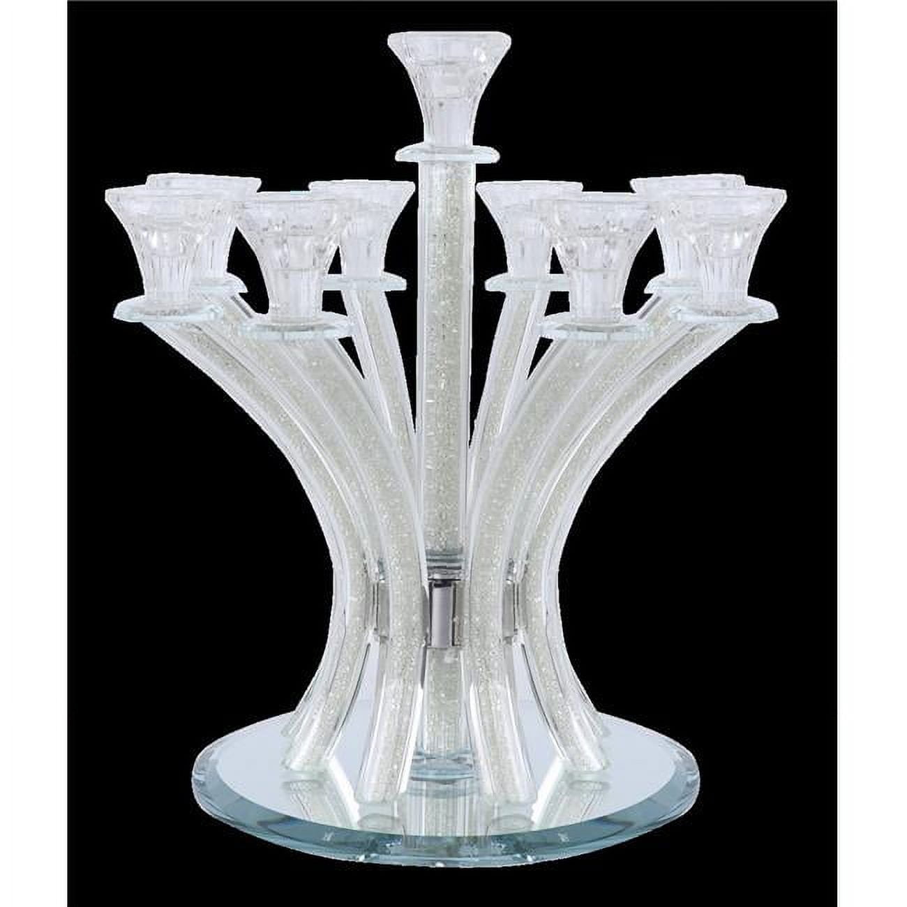 Picture of Schonfeld Collection 182056 14 in. Clear Crystal Filing 9 Branch Candelabra