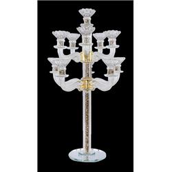 Picture of Schonfeld Collection ZX76411G 24 in. Royal Style 11 Branch Gold Filling Crystal Candelabra