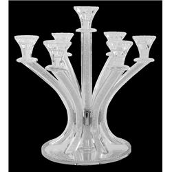 Picture of Schonfeld Collection 181598 14 in. 7 Light Silver Stones Candelabra