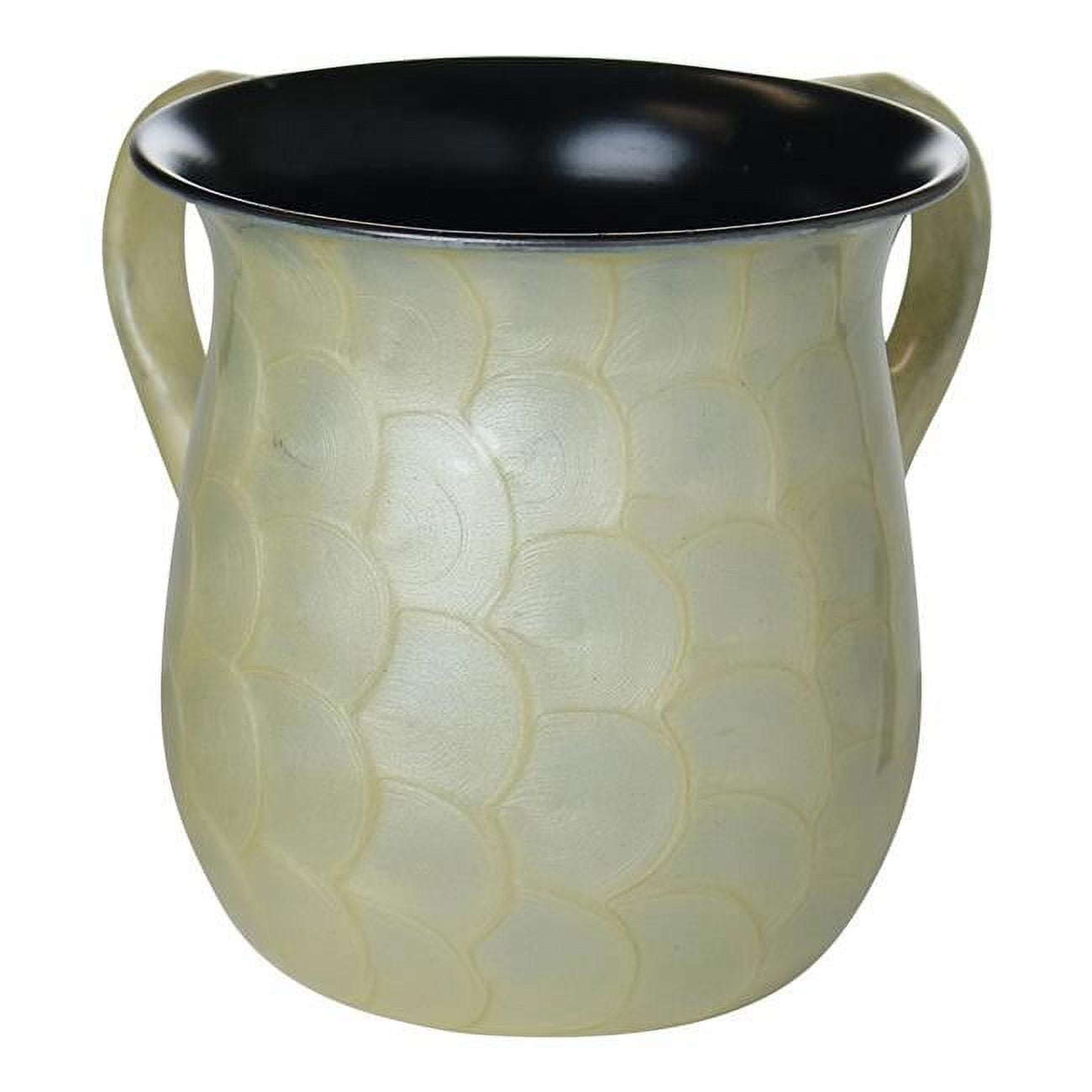 Picture of Netila 26975 Stainless Steel Enamel Finish Ivory Washing Cup
