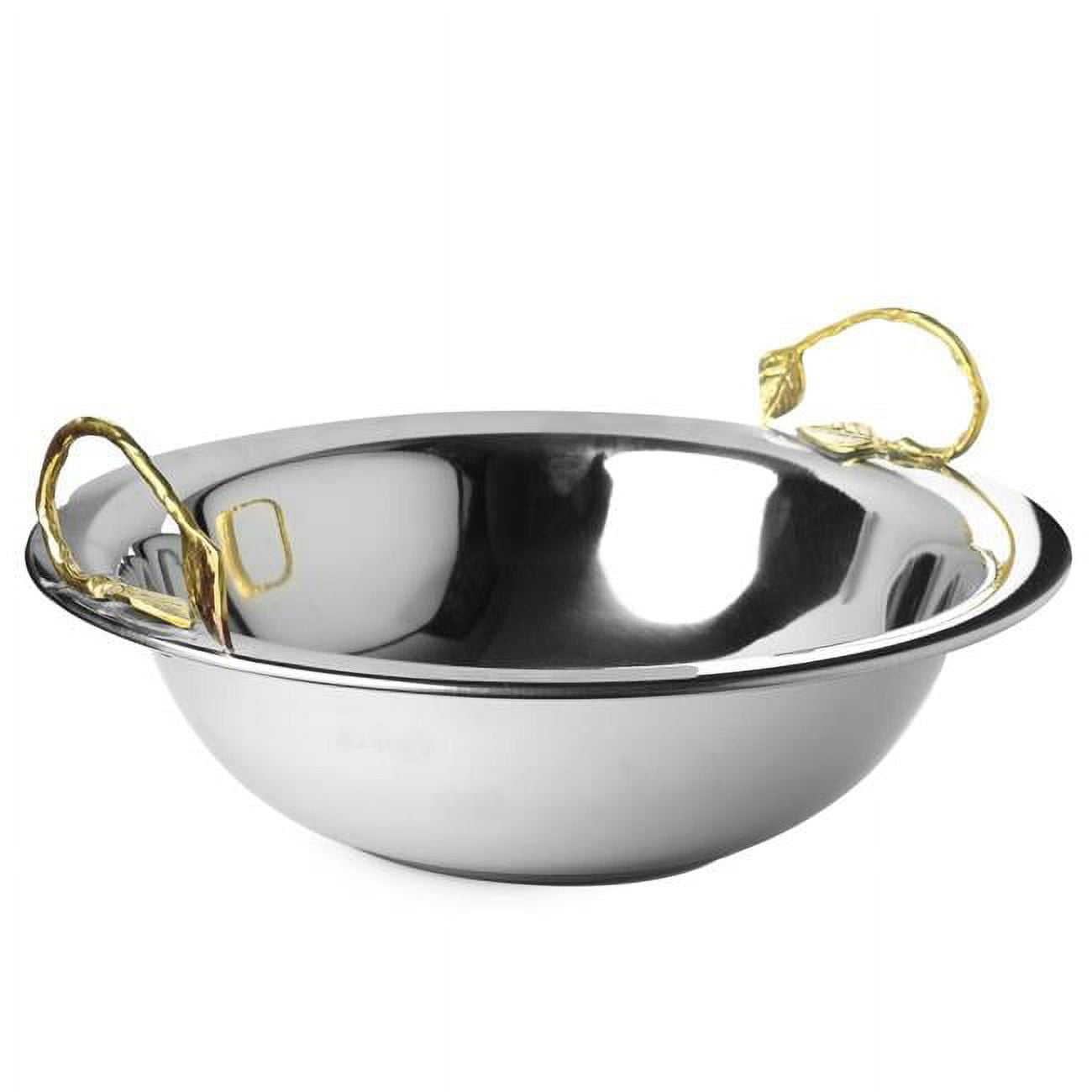 Picture of Netila 56880 14 in. Stainless Steel Bowl with Bronze Handles