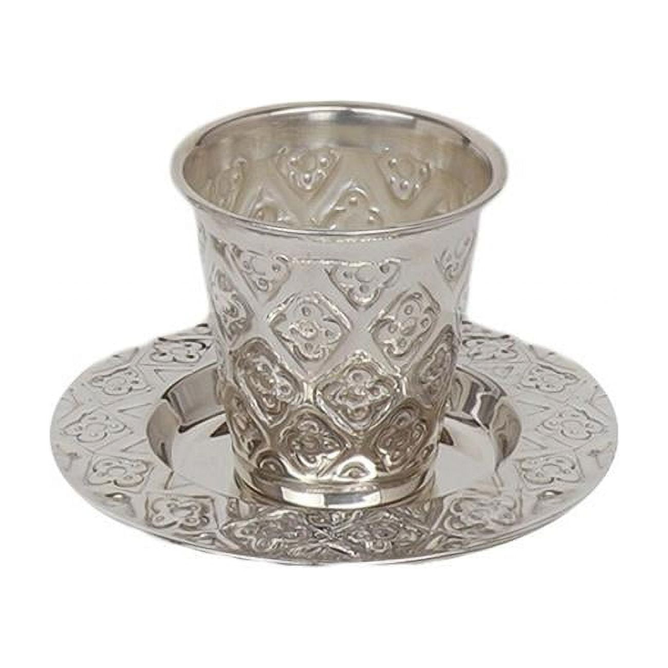 Picture of Elygant 58077 2.5 in. & 3.04 oz 925 Silver Coated Mini Kiddush Cup Set
