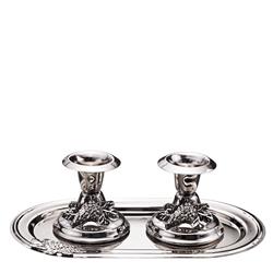 Small Candle Stick Set with Tray