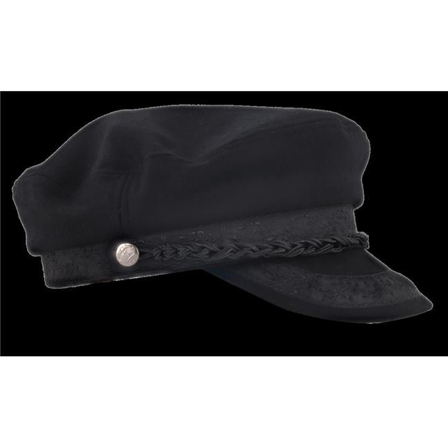 Black Dashik Kippah with Ribbon, Size 56