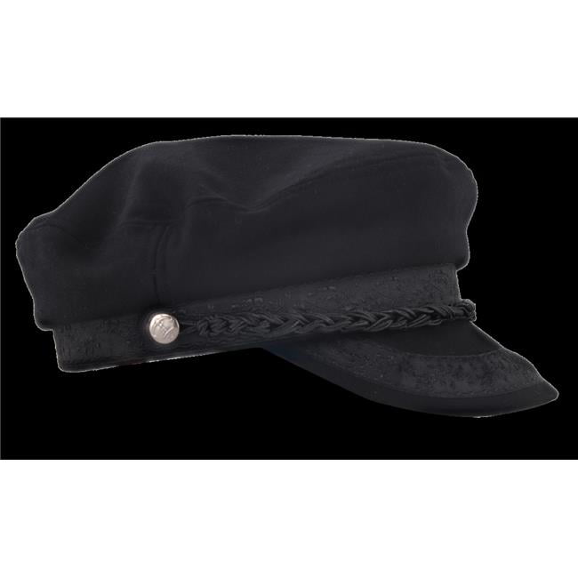 Black Dashik Kippah with Ribbon, Size 57
