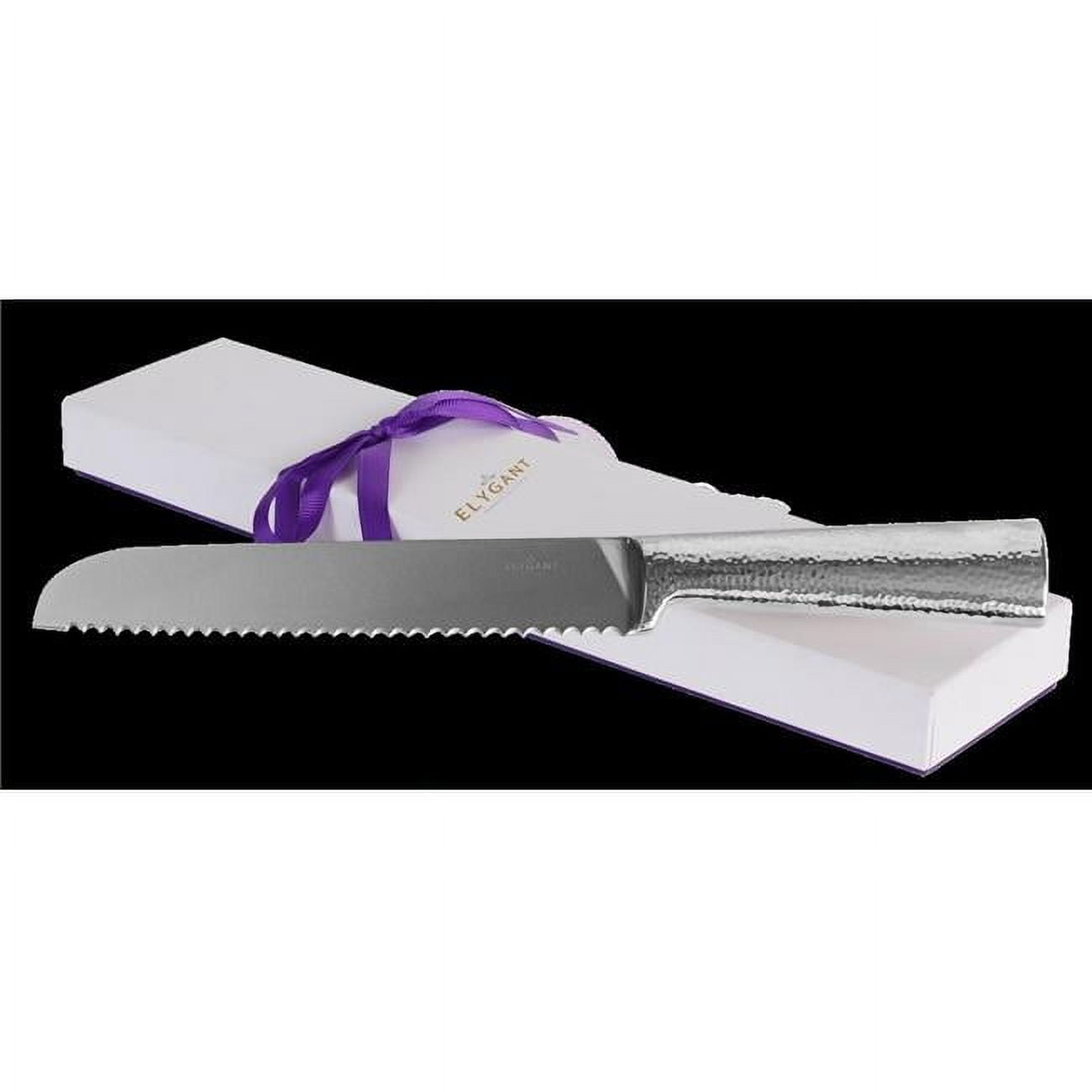 Picture of Elygant 59422 13 in. Stainless Steel Straight Hammered Knife