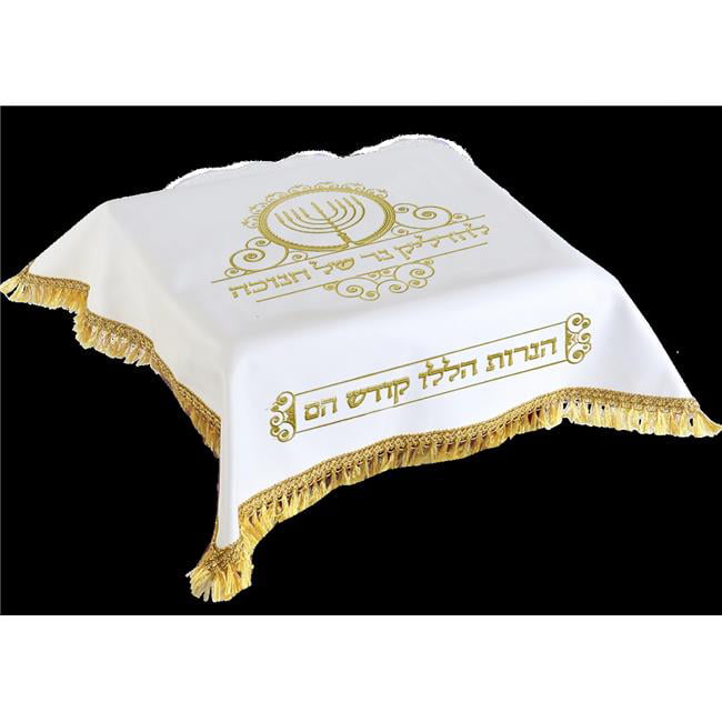 Picture of Nua 59433 28 x 26 in. Cover for Menorah Stand, Vinyl Gold