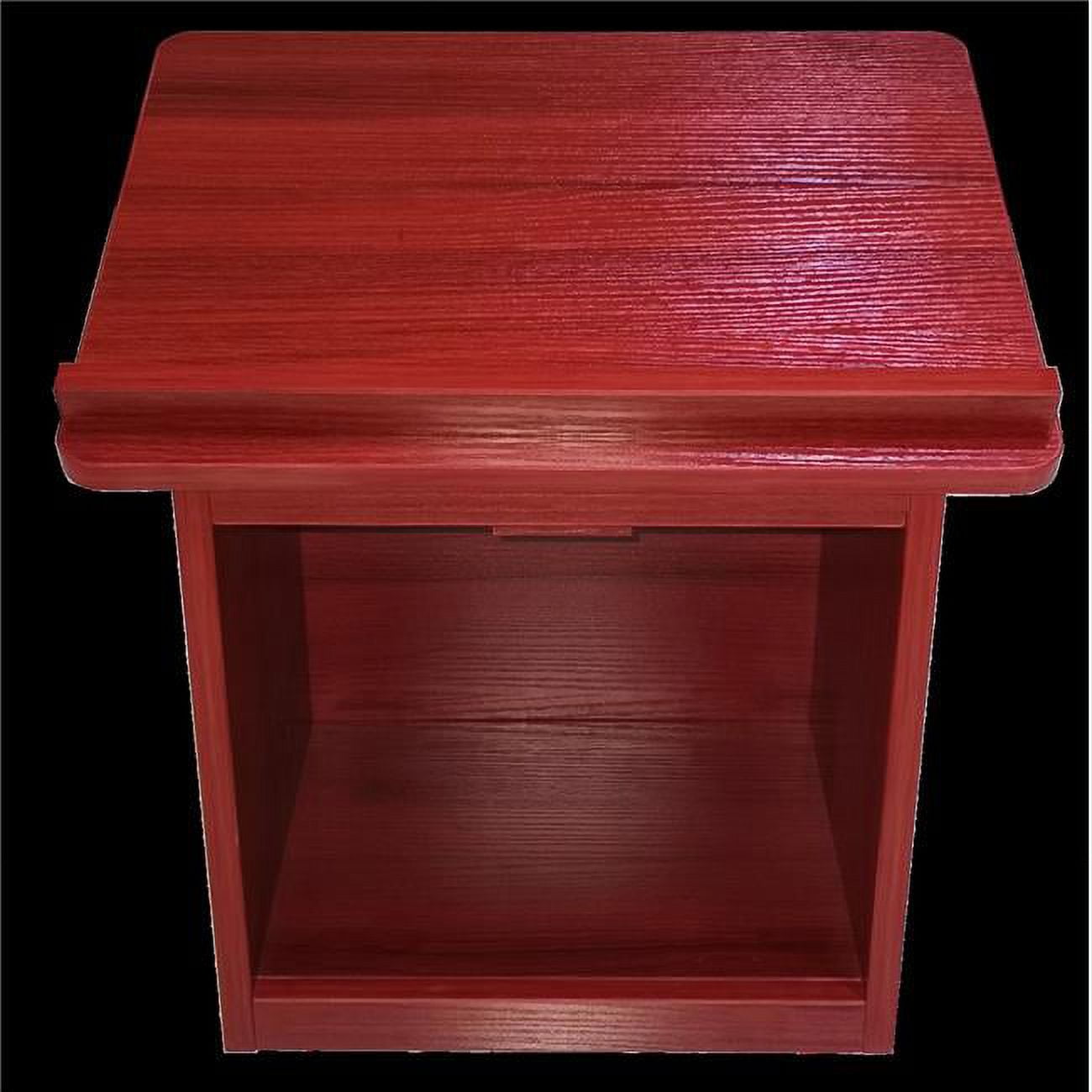 21 x 17 x 13 in. 2 Tone Large Mahogany Table Top Double Shtender
