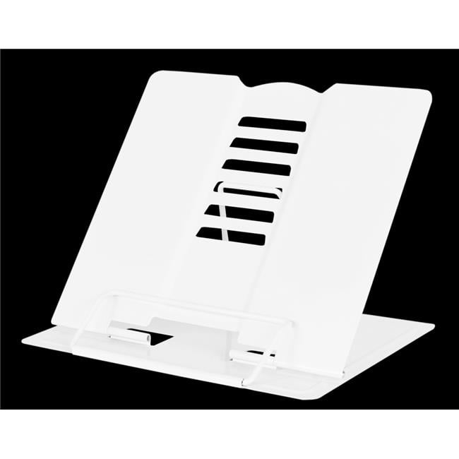 8.25 x 7.5 in. Mini Metal Book Stand, White