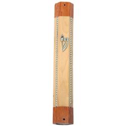 10 cm Octagonal Two Tone Mezuzah