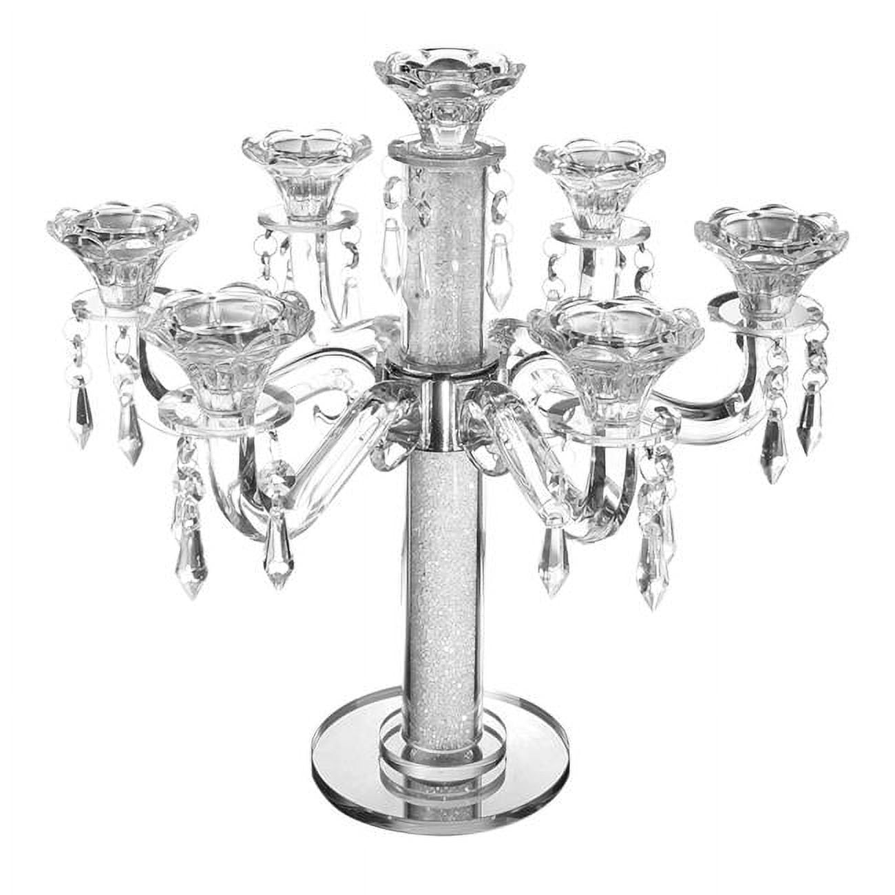 Picture of Schonfeld Collection 16031 13 in. 7 Candelabra Branch with Hanging Crystals