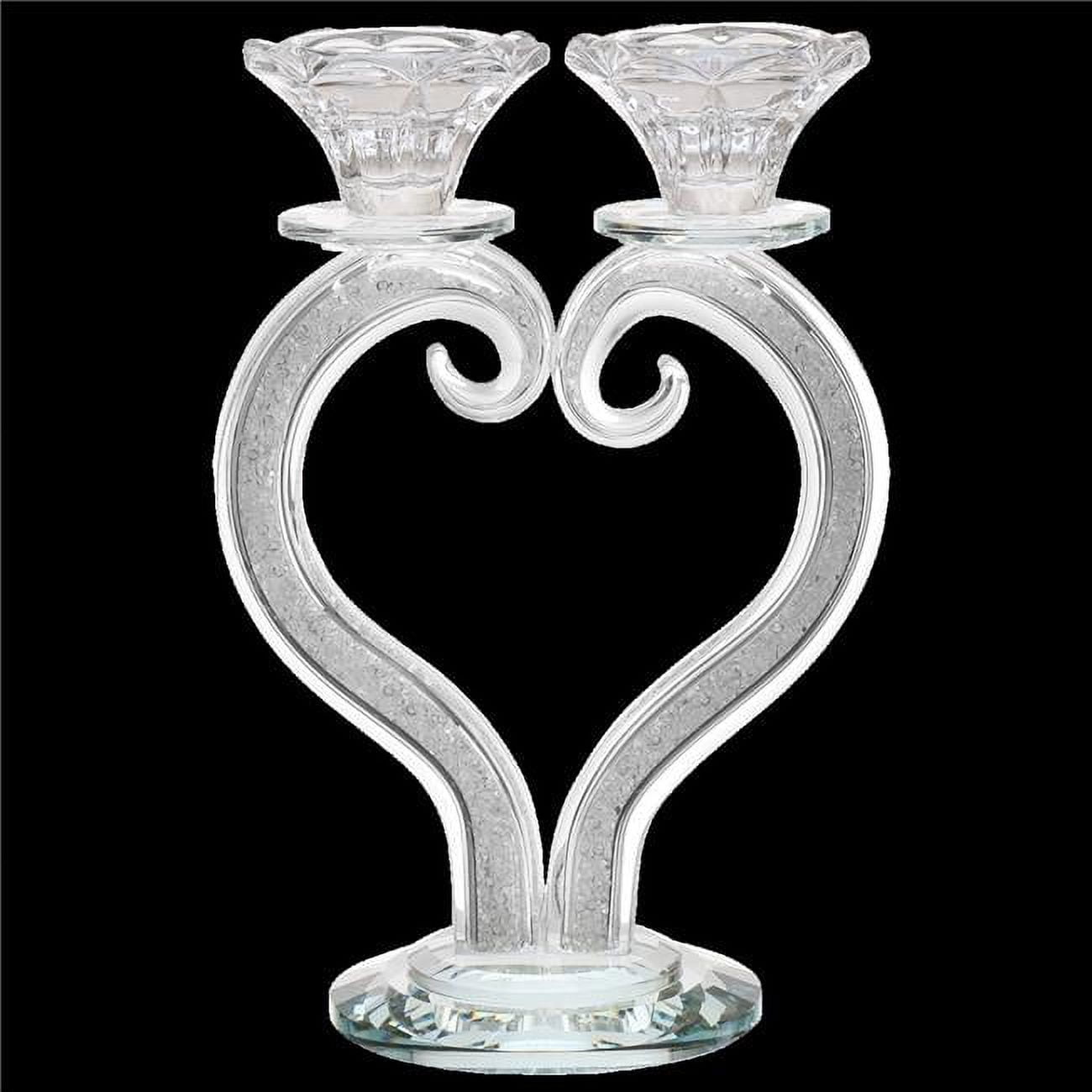 Picture of Schonfeld Collection 16148 8 in. 2 Branches Crystal Candelabra with Stones