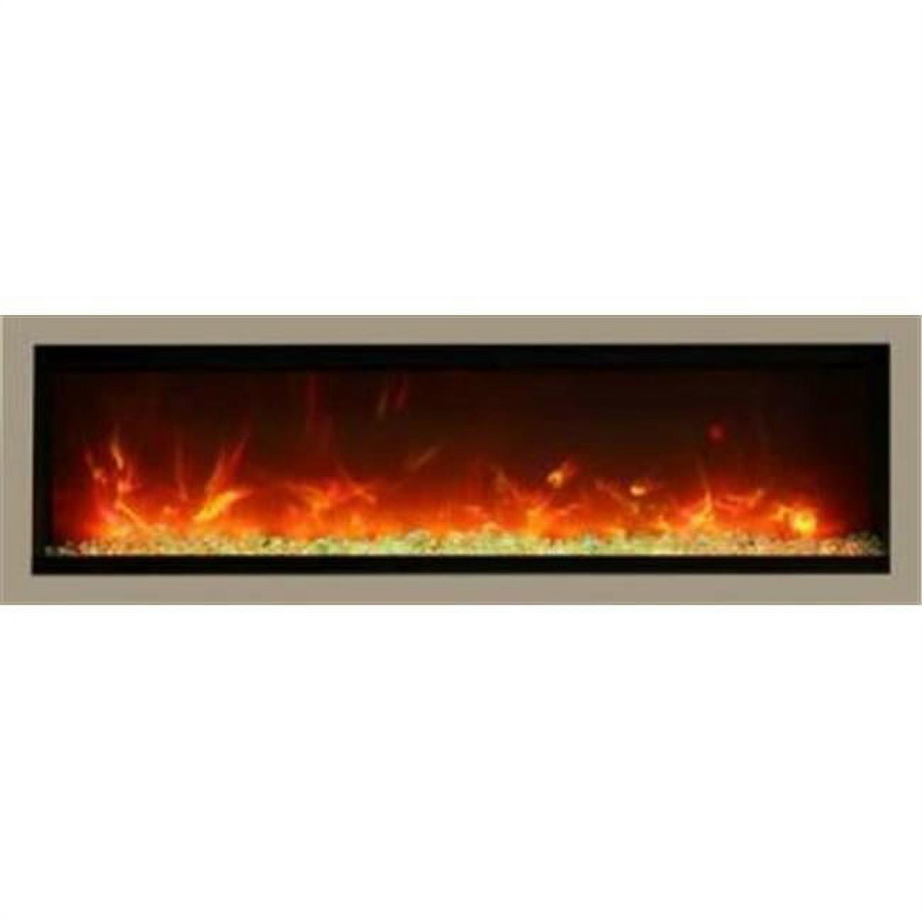 Picture of Amantii SYM-34-SURR-BRON 34 in. Surround Electric Fireplace, Bronze