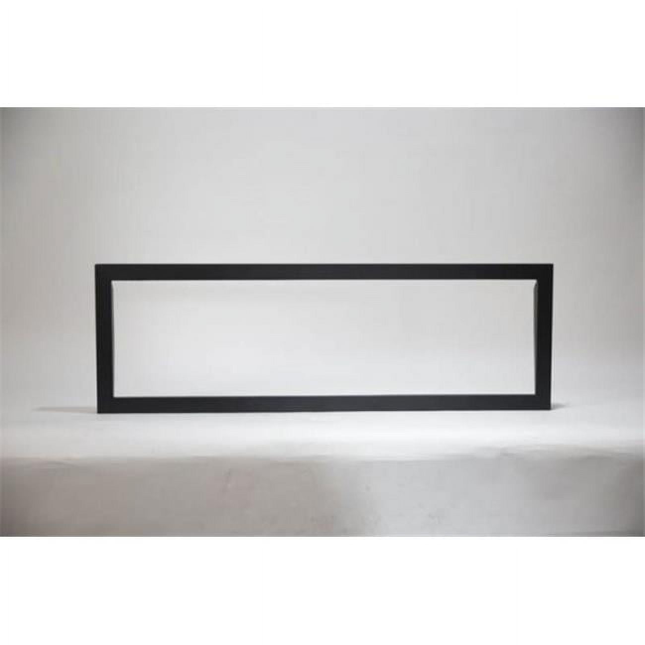 Picture of Amantii SYM-XS-34 34 in. Semi-Flush Mount Surround Required for Semi-Flush Mount Installation Fireplace&#44; Black