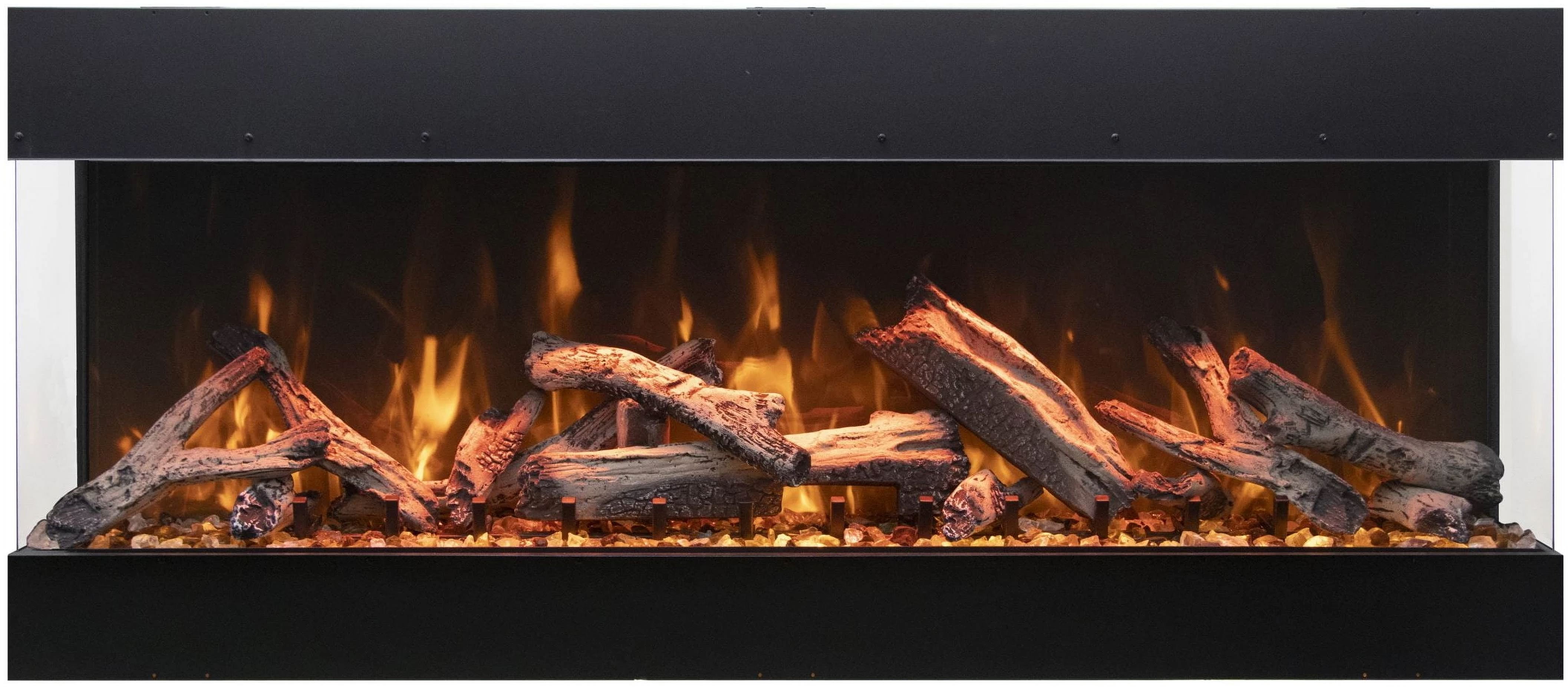 Picture of Amantii TRV-45-BESPOKE 45 in. TRU View Bespoke Indoor & Outdoor Wi-Fi Enabled Bluetooth Capable 3 Sided Fireplace