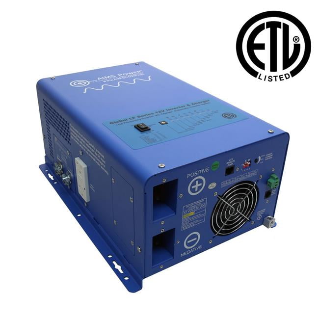 Picture of AIMS Power PICOGLF15W12V120V 2000 Watt Pure Sine Inverter Charger- ETL Certified Conforms to UL458 Standards
