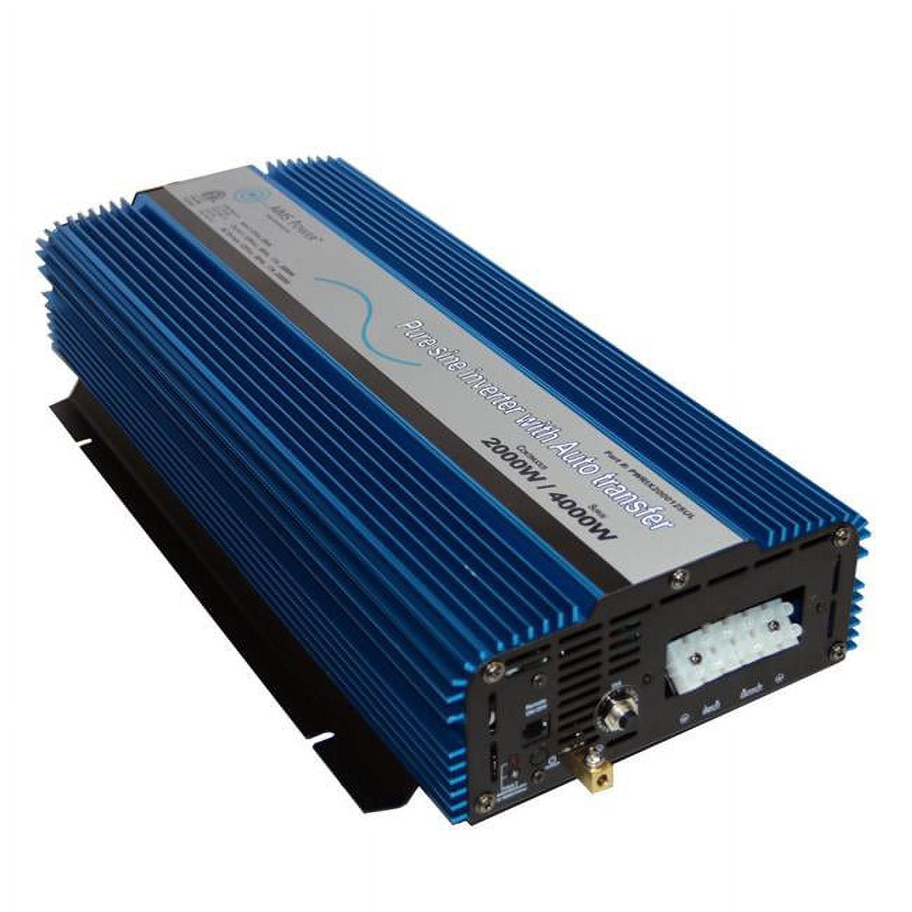 Picture of AIMS PWRIX200012SUL ETL Listed to UL 458 2000W Pure Sine Wave Inverter