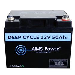 Picture of Aims Power LFP12V50A 12V 50Ah LiFePO4 Lithium Iron Phosphate Battery