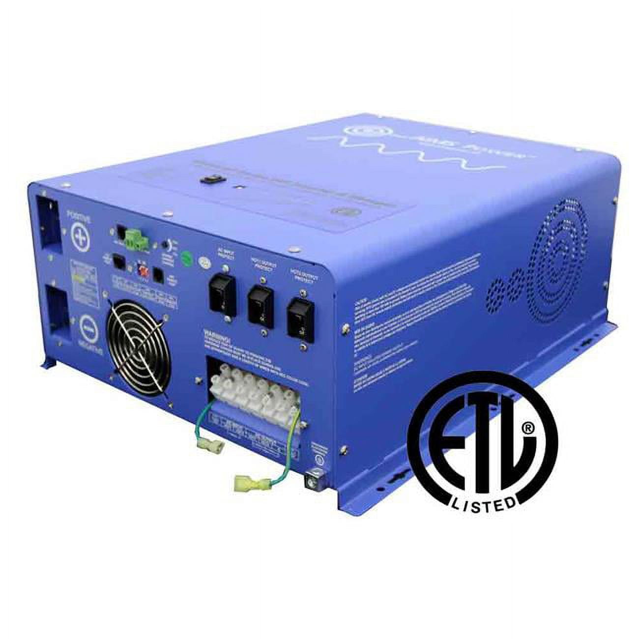 Picture of AIMS Power PICOGLF4024120UL 4000W Pure Sine Inverter Charger - 24VDC to 120VAC Output Listed to UL 458-CSA