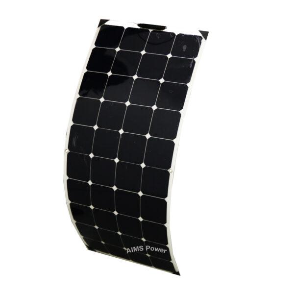 Picture of AIMS Power PV130SLIM 130W Flexible Bendable Monocrystalline Slim Solar Panel