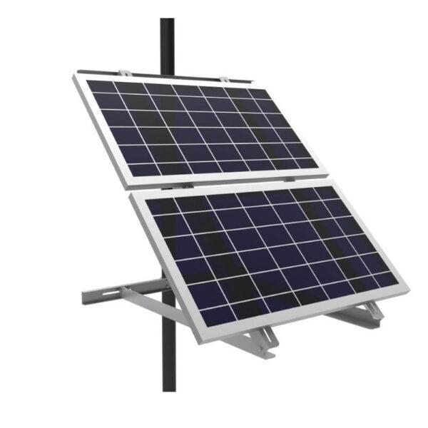 Picture of AIMS Power PV2X130POLE Adjustable Solar Side Pole Mount Bracket for 2 Panels
