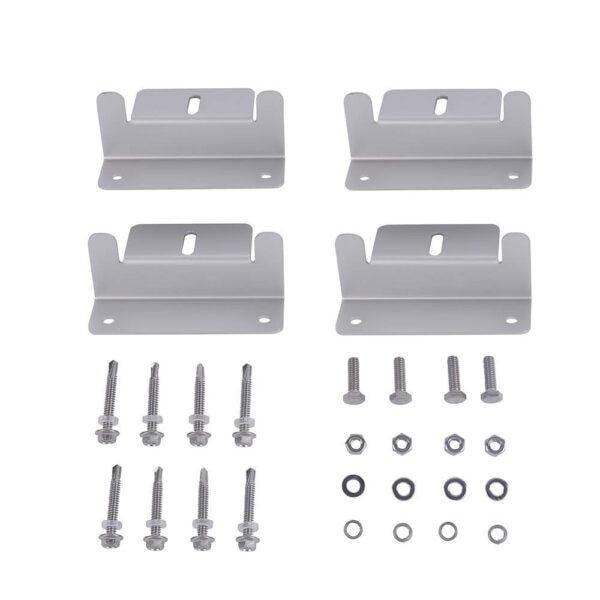 AIMS Power 4-Piece Aluminum Bracket for Solar Panel Mounting (PV-ALBRACKET)
