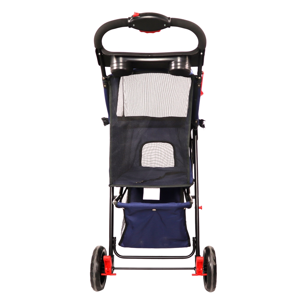 Picture of Amoroso Baby 6586A Single Jogger Pet Stroller - Blue & Red