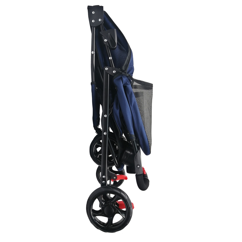 Picture of Amoroso Baby 6586A Single Jogger Pet Stroller - Blue & Red