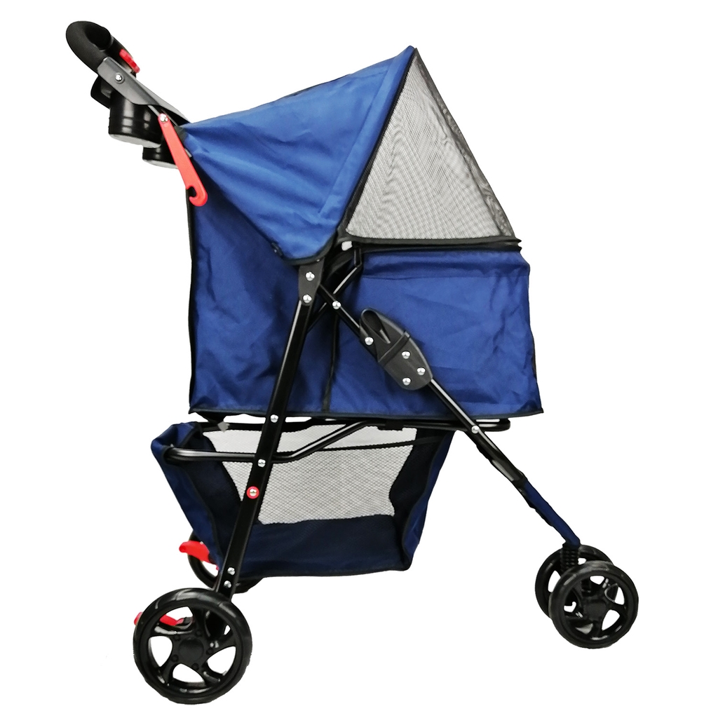 Picture of Amoroso Baby 6586A Single Jogger Pet Stroller - Blue & Red