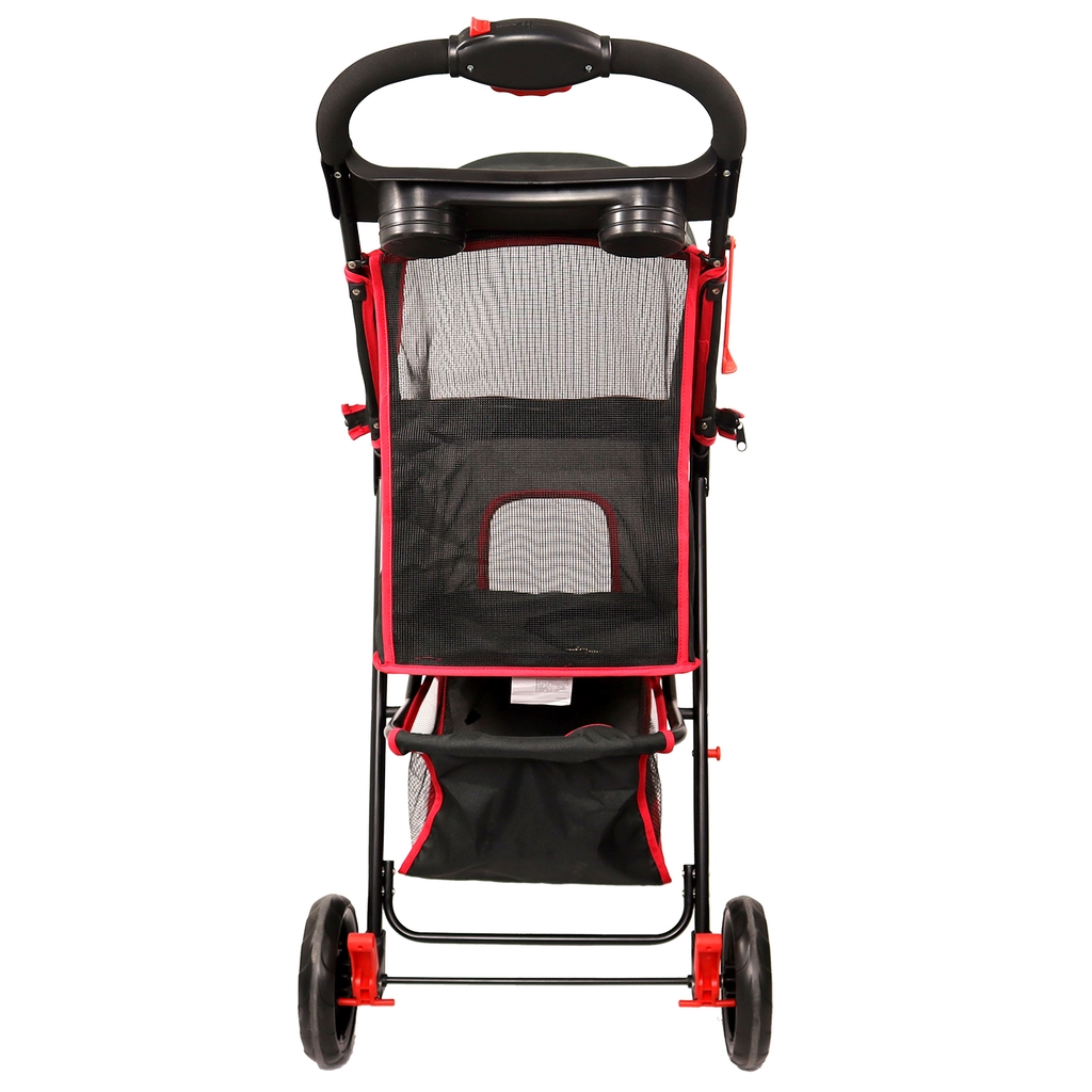 Picture of Amoroso Baby 6571A Single Jogger Pet Stroller - Black & Red