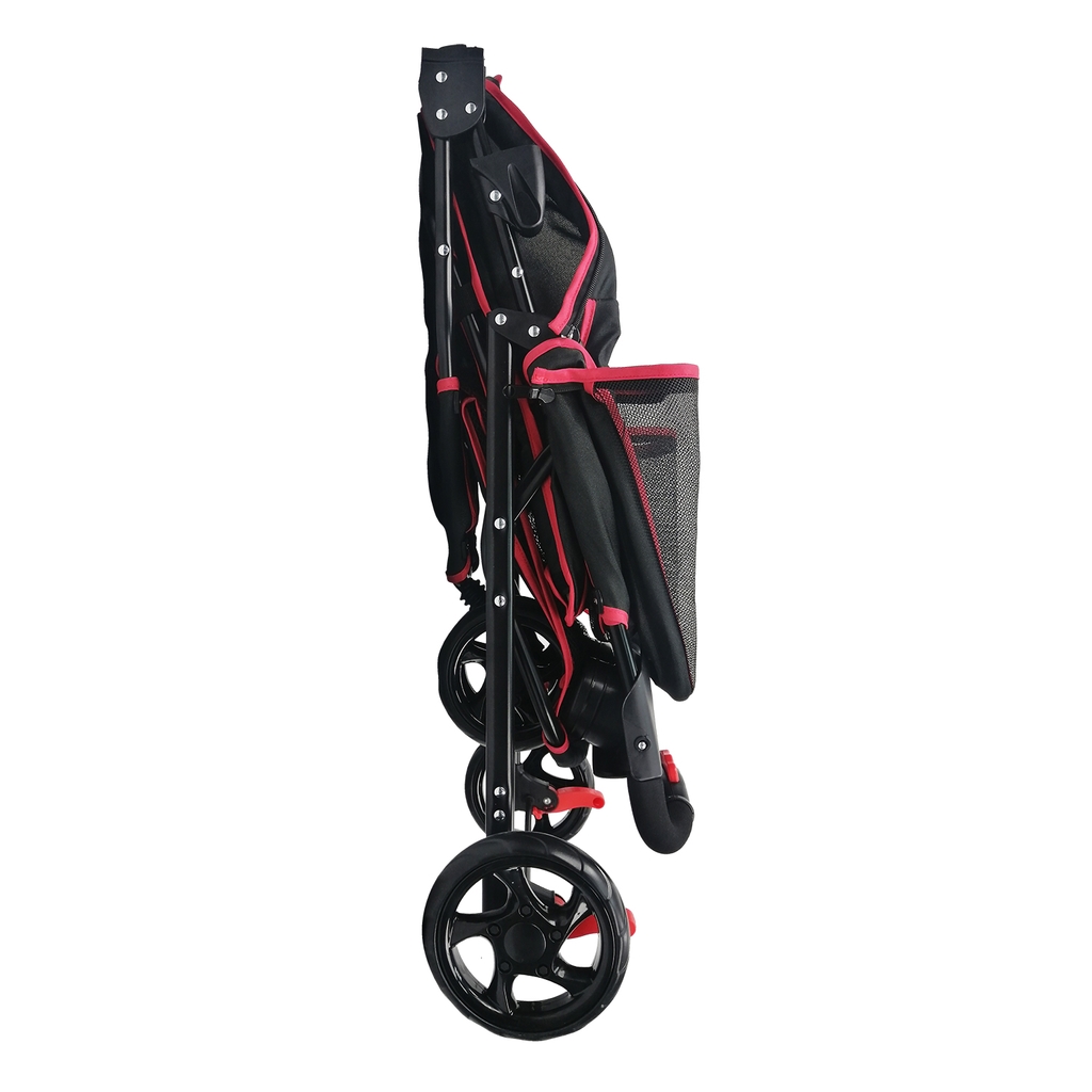 Picture of Amoroso Baby 6571A Single Jogger Pet Stroller - Black & Red