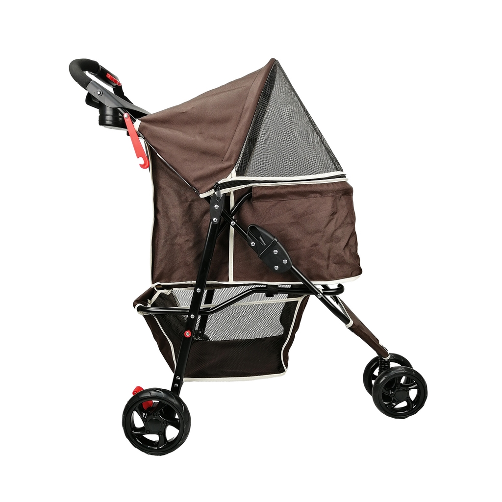 Picture of Amoroso Baby 6548A Single Jogger Pet Stroller - Coffee