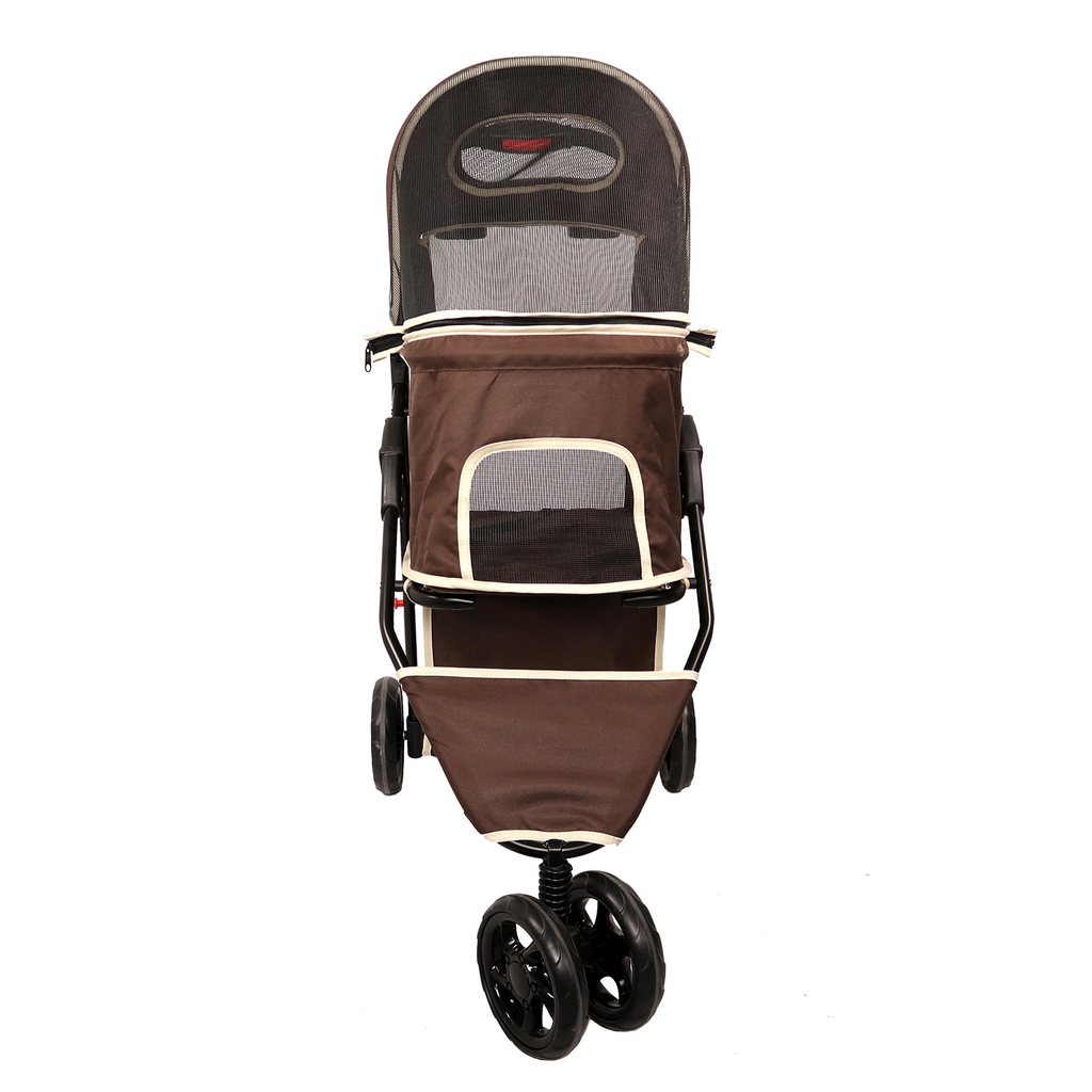 Picture of Amoroso Baby 6548A Single Jogger Pet Stroller - Coffee