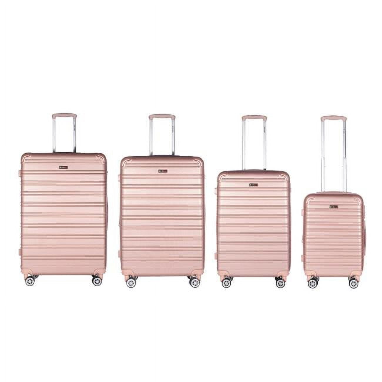 Picture of America&apos;s Travel Merchandise KING-RG-0573 King Collection 4pc Rose Gold Luggage Set(20/26/28/30&apos;)