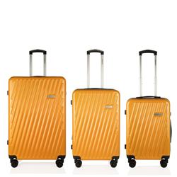 Picture of America&apos;s Travel Merchandise FH1026-O Denisse Collection Orange Luggage Set(21/25/29&apos;)