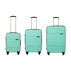 Picture of America&apos;s Travel Merchandise ALBER-TSET-0662 Albert Turquoise 3 pieces luggage set