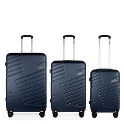 Picture of America&apos;s Travel Merchandise ATM2221-BLUE LUCKY Collection Blue Set Luggage (21/25/29&apos;)
