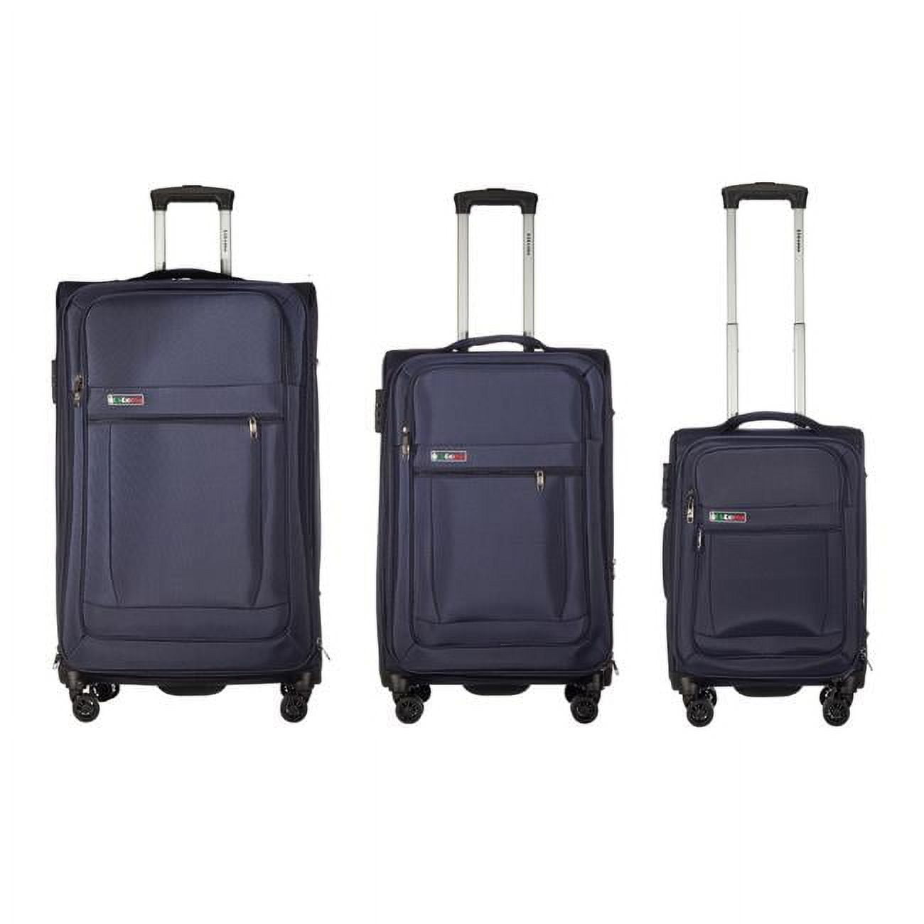 Picture of America&apos;s Travel Merchandise LUCA-B-0583 Luca Collection Blue luggage Set 3pc(20/26/30&apos;)