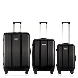 Picture of America&apos;s Travel Merchandise 2213-BLK Change Collection Black 3pc Luggage Set (20/24/29&apos;)