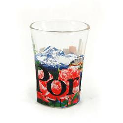 Picture of Americaware SGPOR01 Portland Full Color Etched  Shot Glass