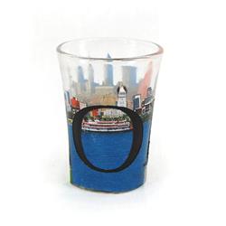 Picture of Americaware SGOHI01 Ohio Full Color  Etched  Shot Glass