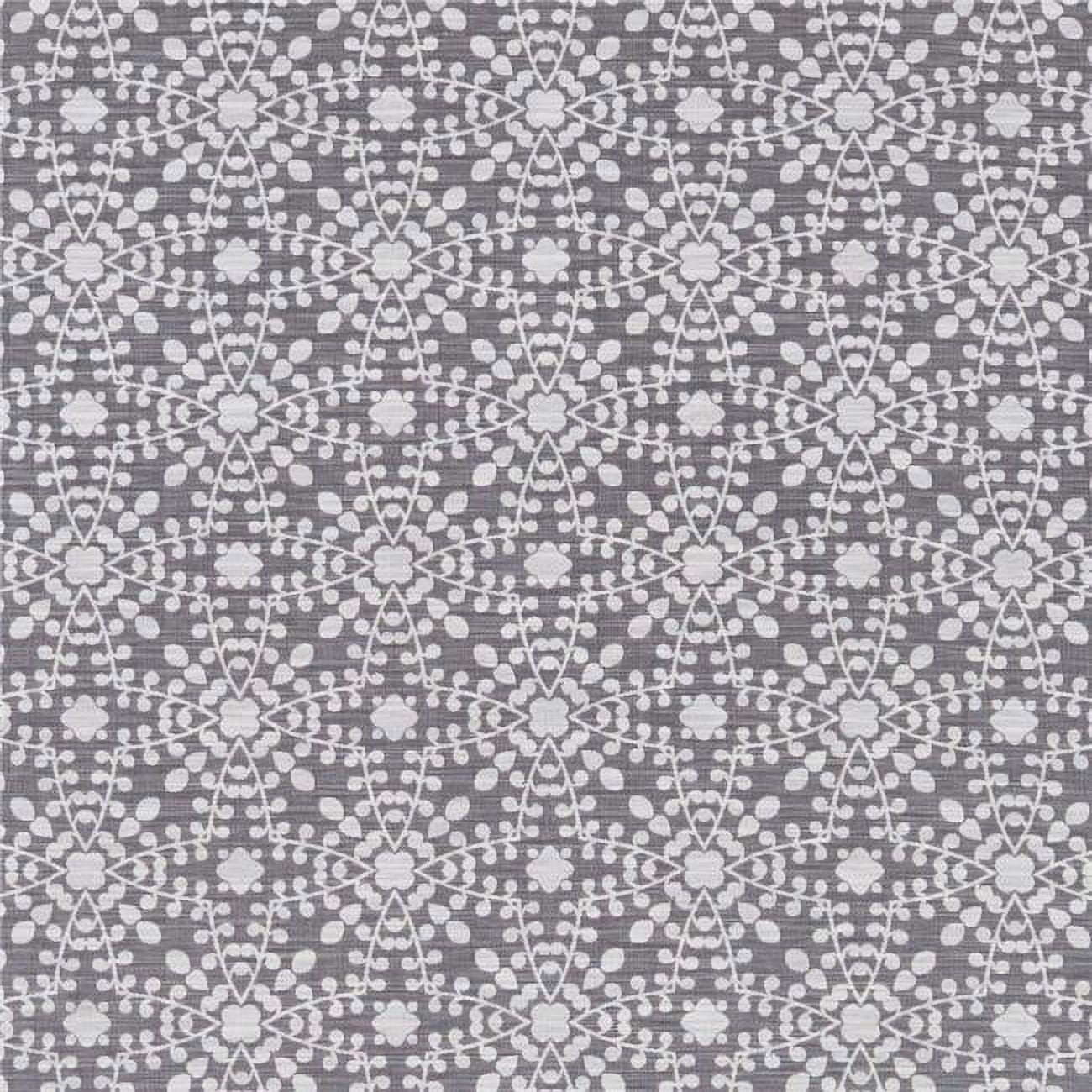 Picture of American Silk 21378 54 in. Flora Plain & Texture Design Silk Fabric Cloth&#44; Platinum