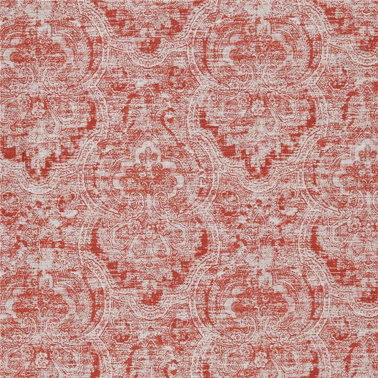 Picture of American Silk 21970 54 in. Heirloom Plain & Texture Design Silk Fabric Cloth&#44; Paisley Tomato