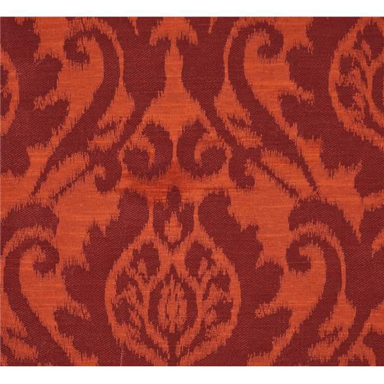 Picture of American Silk 22150 13.25 in. Asbury Plain & Texture Design Silk Fabric Cloth&#44; Poppy
