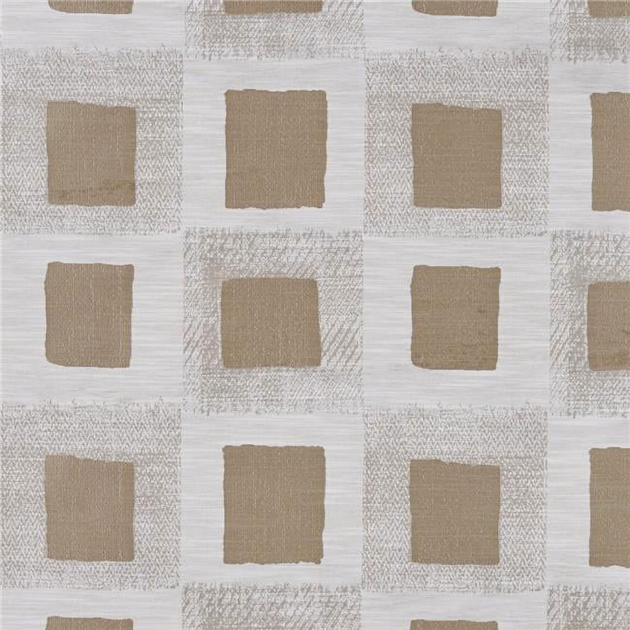 Picture of American Silk 22514 14.2 in. Block Party Plain & Texture Design Silk Fabric Cloth&#44; Champagne