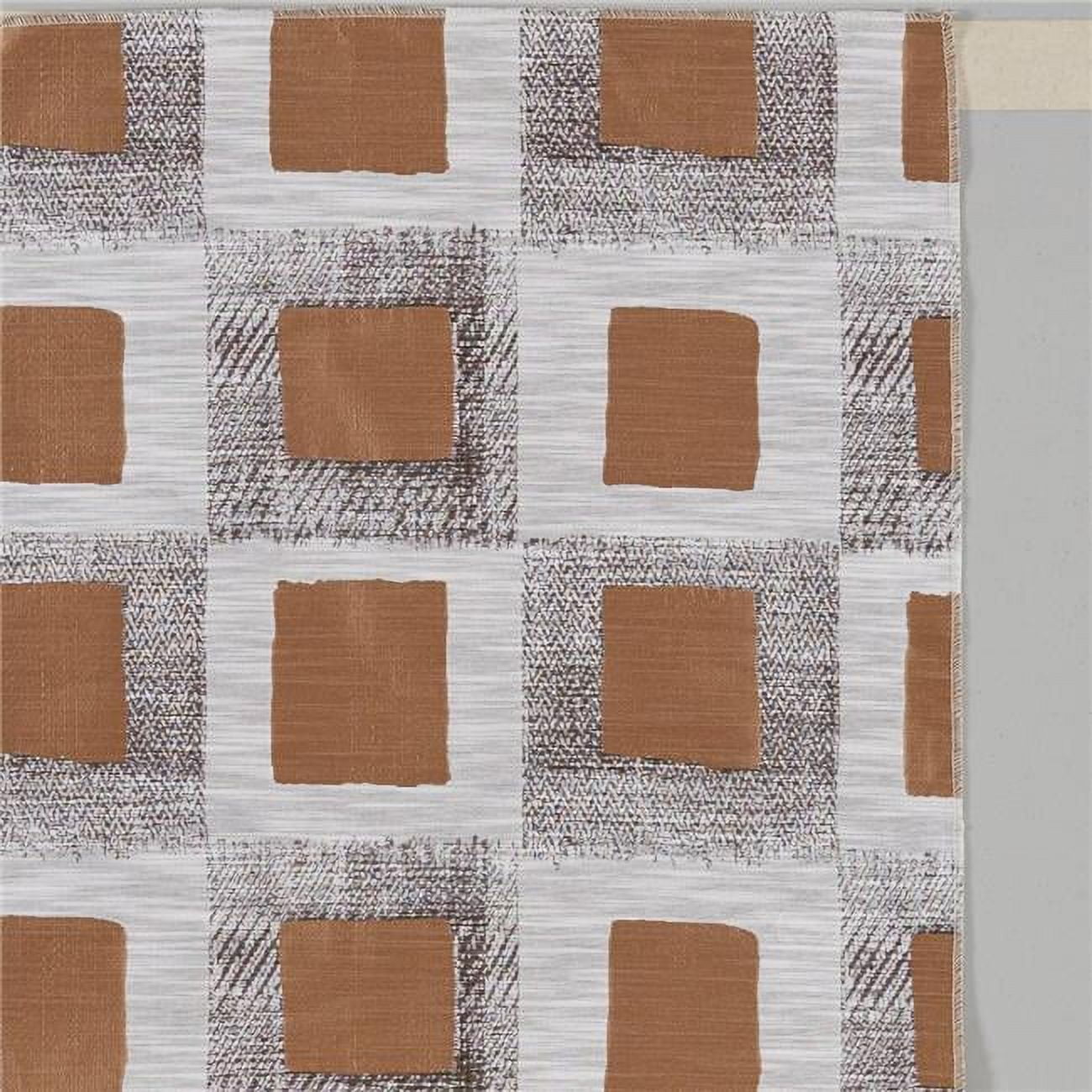 Picture of American Silk 22516 14.2 in. Block Party Plain & Texture Design Silk Fabric Cloth&#44; Bronze