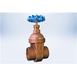 Picture of American Valve 3FS 1 1-2 1.5 in. Lead Free Gate Valve - CxC Federal with Solder Ends