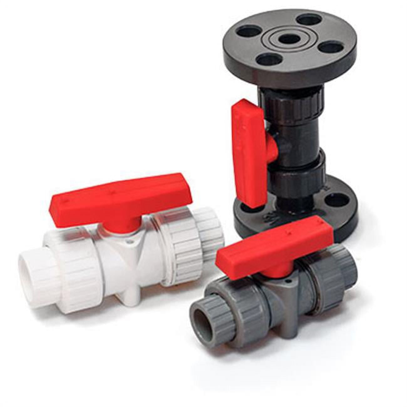 P200U 1-2 0.5 in. PVC True Union Ball Valves with Schedule 80