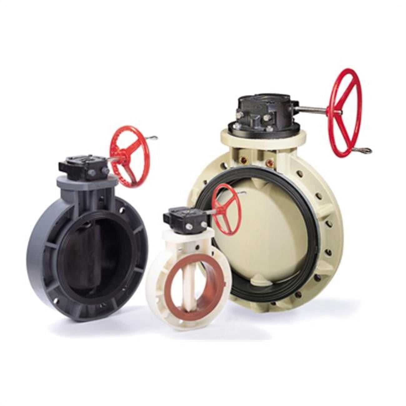 P21V 2 2 in. PVC Viton Liner Butterfly Valve